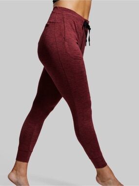 Born Primitive Maroon Track Joggers with Black Drawstring medium